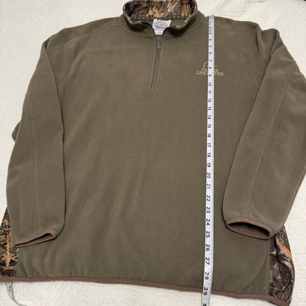 Ducks 🦆 Unlimited Men's Pullover Fleece Sweater Size: XL - Picture 7 of 8